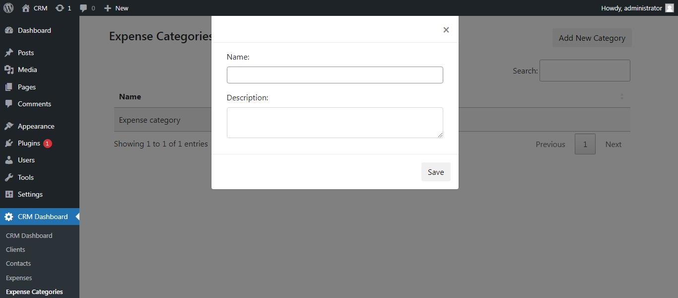 Add Expense Category